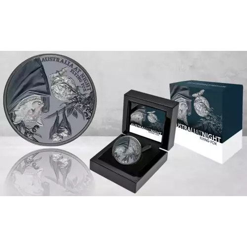 2023 Niue Australia at Night Flying Fox 1 oz Silver Coin