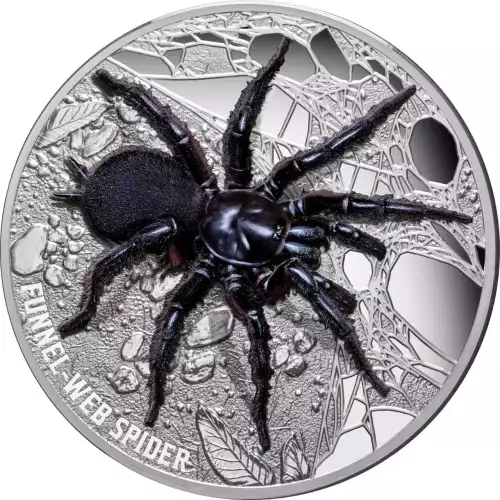 2023 Niue Funnel Web Spider 5 oz Silver Coin (2)