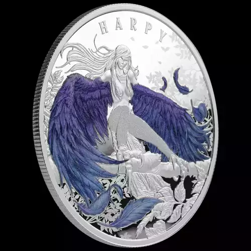 2023 Niue Haunting Harpy 1 oz Silver Coin