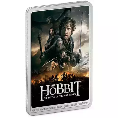 2023 Niue The Hobbit: Battle of Five Armies Poster 1 oz Silver Coin (2)