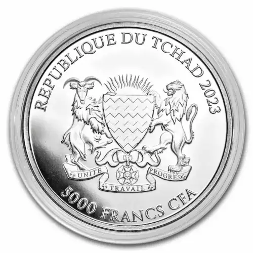 2023 Republic of Chad 1 oz Silver Red Panda BU (2)