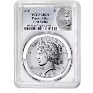 2023 S Peace Silver Dollar - PCGS MS 70 First Strike