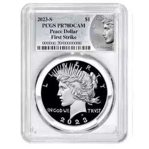 2023 S Peace Silver Dollar - PCGS PF 70 DCAM First Strike