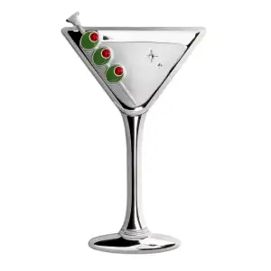 2023 Samoa Martini Cocktail Shaped 10g Silver Coin (5)