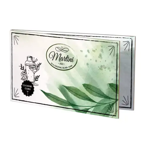 2023 Samoa Martini Cocktail Shaped 10g Silver Coin (5)