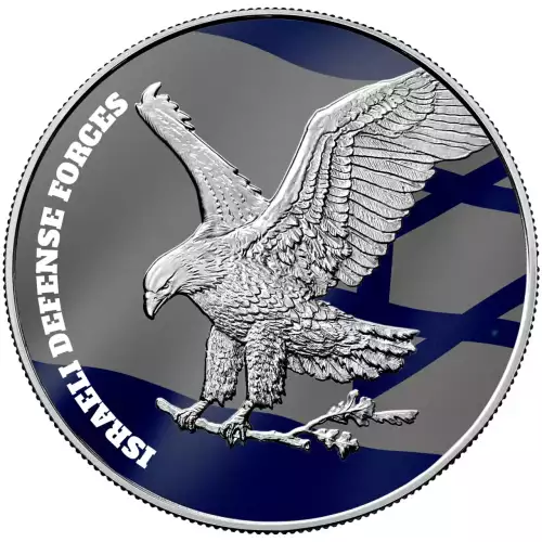 2023 U.S. Eagle Israeli Defense Forces Edition 1 oz Silver Coin (2)