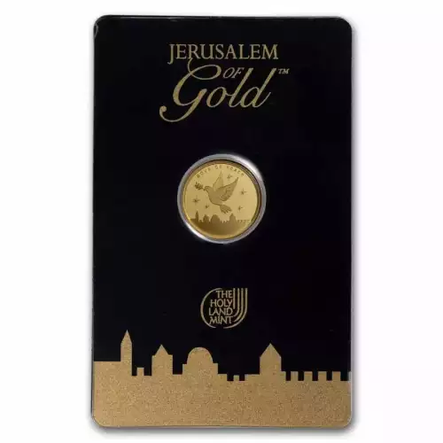 2024 1/10 oz Holy Land Mint Dove of Peace .9999 Gold BU Round