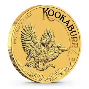 2024 1/10oz Australia Perth Mint .9999 Gold Kookaburra Coin