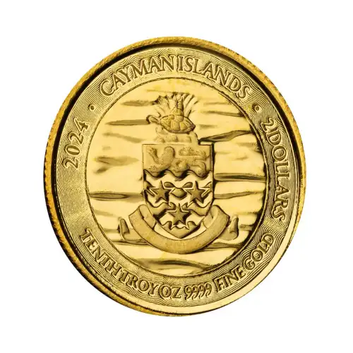 2024 1/10oz Cayman Islands Loggerhead Turtle Gold Coin | Bullion