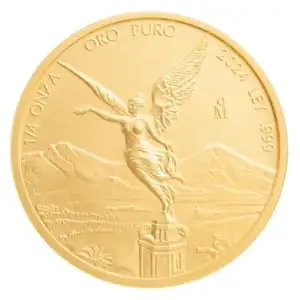 2024 1/4 oz Mexico Libertad .999 Gold BU Coin