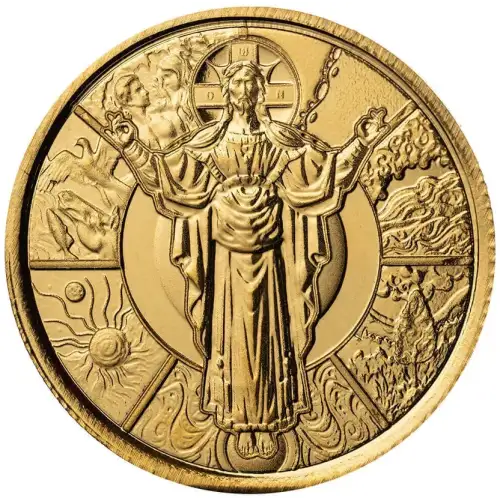 2024 1/5oz Scottsdale Mint Samoa Jesus Collection The Creator .9999 Gold BU Coin  (2)