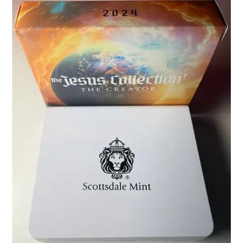 2024 1/5oz Scottsdale Mint Samoa Jesus Collection The Creator .9999 Gold BU Coin  (3)