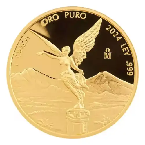 2024 1.9oz Mexico Libertad .999 Gold 5 Coin Set (4)