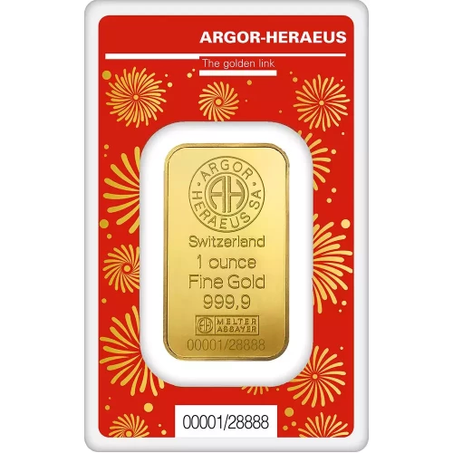 2024 1 oz Argor-Heraeus .9999 Gold Bar - Year of the Dragon (3)