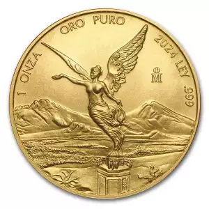 2024 1 oz Mexico Libertad .999 Gold BU Coin