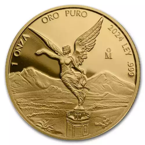 2024 1 oz Mexico Libertad .999 Gold Proof Coin