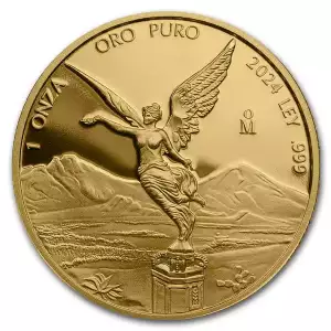 2024 1 oz Mexico Libertad .999 Gold Proof Coin