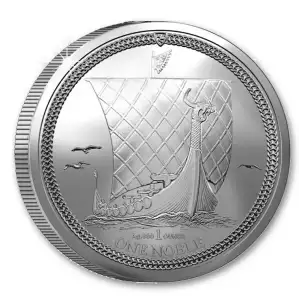 2024 1 oz The Isle of Man Noble .999 Silver BU Coin (3)