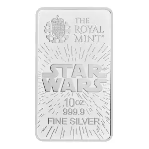 2024 10 oz Great Britain Star Wars: Light Side .9999 Silver BU Bar (4)