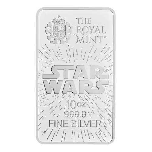 2024 10 oz Great Britain Star Wars: Light Side .9999 Silver BU Bar (4)