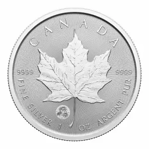 2024 1oz Canadian Treasured Maple Leaf .9999 Silver w/ Fireworks Privy in Assay Card