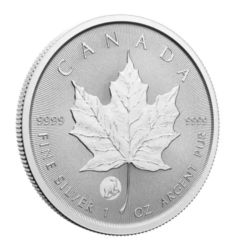 2024 1oz Canadian Treasured Maple Leaf .9999 Silver w/ Polar Bear Privy in Assay Card (5)