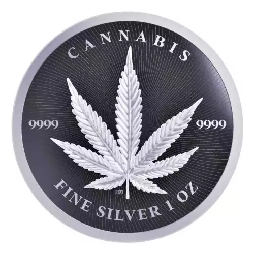 2024 1oz Chad Cannabis .9999 Silver BU Coin - Bullion Brothers LLC