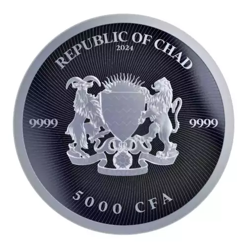 2024 1oz Chad Cannabis .9999 Silver BU Coin - Bullion Brothers LLC