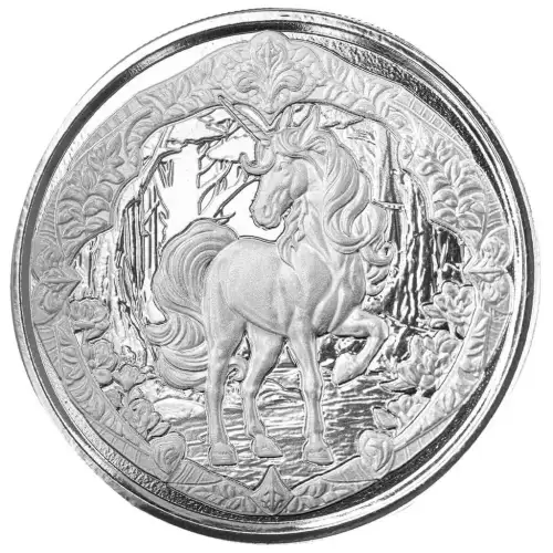 2024 1oz Fiji Unicorn .999 Silver Proof-like Coin