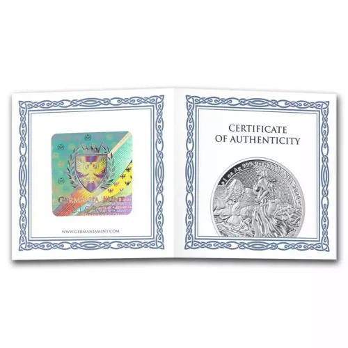 2024 1oz Germania Lady Germania Proof .999 Silver Coin