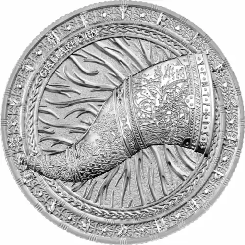 2024 1oz Germania Mint Artefacts Series: Gjallarhorn .9999 Silver BU Round