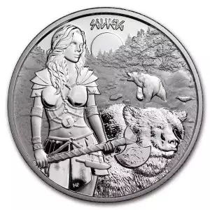 2024 1oz Germania Valkyries Solveig .9999 Silver Coin (2)