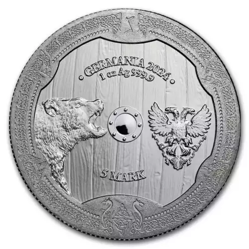 2024 1oz Germania Valkyries Solveig .9999 Silver Coin