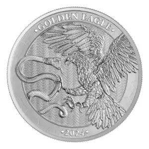 2024 1oz Malta Golden Eagle .9999 Silver BU Coin