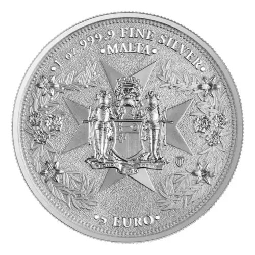 2024 1oz Malta Golden Eagle .9999 Silver BU Coin (2)
