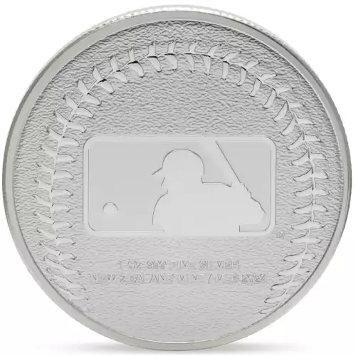 2024 1oz New Zealand Mint Officially Licensed Major League Baseball (MLB) Los Angeles Dodgers .999 Silver Round (2)