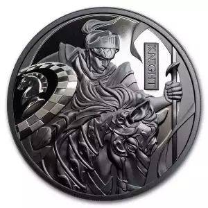 2024 1oz Niue Chess Series Knight .999 Silver Proof Coin (4)