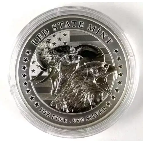 2024 1oz Redstate Mint .999 Silver Rounds