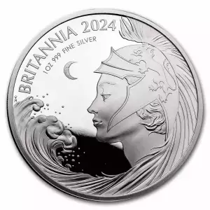 2024 1oz Royal Mint Britannia Proof .999 Silver Coin  (5)