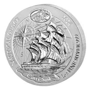 2024 1oz Rwanda Nautical Series - Cutty Sark .999 Silver Coin BU (4)