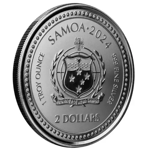 2024 1oz Scottsdale Mint Samoa Jesus Collection The Creator .999 Silver Coin BU