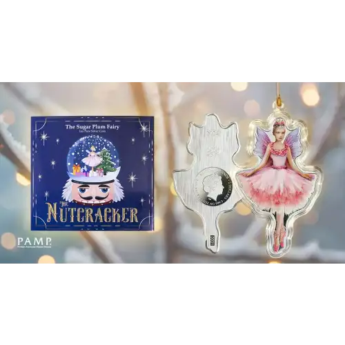 2024 1oz Solomon Islands Nutcracker - Sugar Plum Fairy .999 Silver Proof Coin