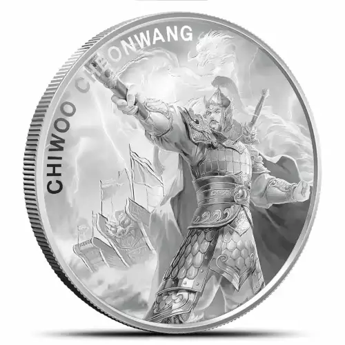2024 1oz South Korea Chiwoo Cheonwang .999 Silver Bu Medal