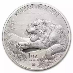 2024 1oz South Korea Tiger .999 Silver Coins (3)