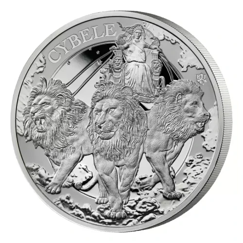 2024 1oz St Helena Goddess Cybele .999 Silver Proof Coin