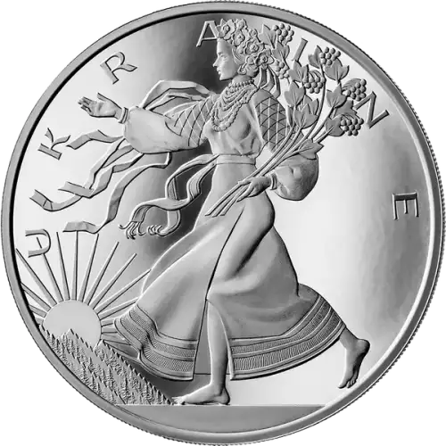 2024 1oz United Crypto States Liberty of Ukraine .999 Silver Coin