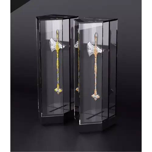 2024 2.5oz South Korea Halberd of St. Raphael Yellow Gold Gilt .999 Silver Medal (3)