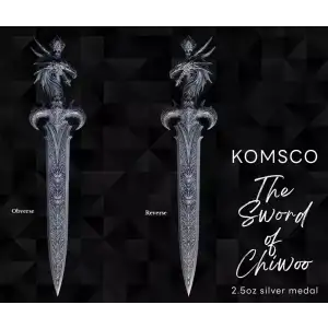 2024 2.5oz South Korea Sword of Chiwoo .999 Silver Medal