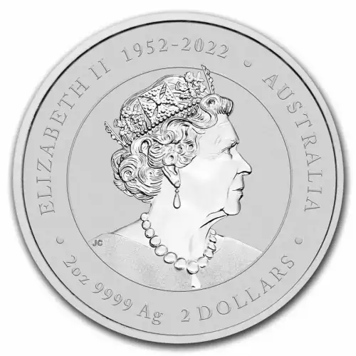 2024 2oz Australia Lunar Dragon BU Colorized .999 Silver Coins (3)