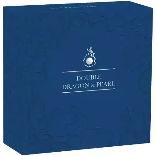 2024 2oz Australia Perth Mint Double Dragon Mother-of-Pearl .9999 Silver Coin (5)